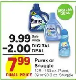 United Supermarkets Purex or Snuggle offer