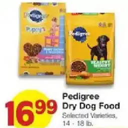 United Supermarkets Pedigree Dry Dog Food offer