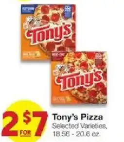 United Supermarkets Tony's Pizza offer