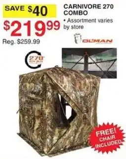 Dunham's Sports Olman Carnivore 270 Combo offer