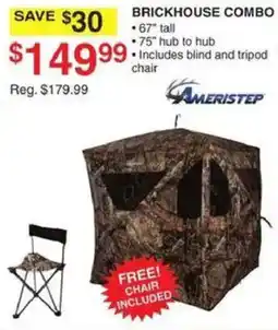 Dunham's Sports Ameristep brickhouse combo offer