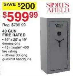 Dunham's Sports Shorts Afield 40 Gun Fire Rated Safe offer