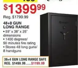 Dunham's Sports 48+8 gun long range safe offer