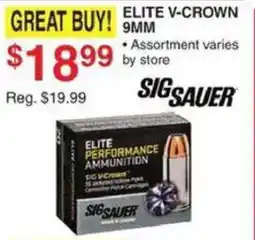 Dunham's Sports Sig Sauer Elite v-crown 9mm offer