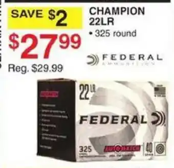 Dunham's Sports Champion 22lr offer