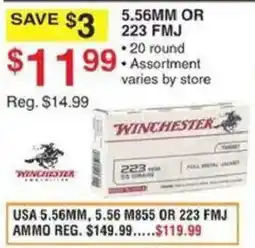 Dunham's Sports Winchester 5.56mm or 223 FMJ offer