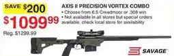 Dunham's Sports Savage Axis II Precision Vortex Combo offer