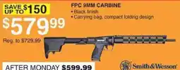 Dunham's Sports Smith & Wesson Fpc 9mm Carbine offer