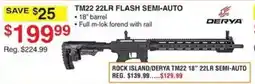Dunham's Sports Derya TM22 22LR flash semi-auto offer