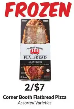 Woodman's Corner Booth Flatbread Pizza offer