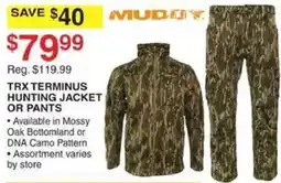 Dunham's Sports Mudjy Trx Terminus Hunting Jacket Or Pants offer