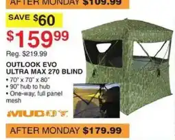 Dunham's Sports Muddy outlook evo ultra max 270 blind offer