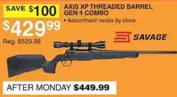 Dunham's Sports Savage Axis XP Threaded Barrel Gen 4 Combo offer