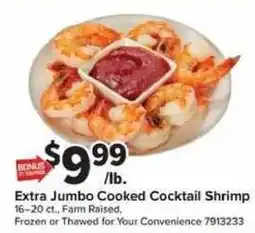 Giant Food Extra Jumbo Cooked Cocktail Shrimp offer