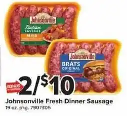 Giant Food Johnsonville Fresh Dinner Sausage offer