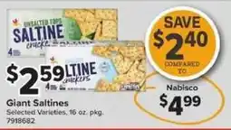 Giant Food Giant Saltine offer