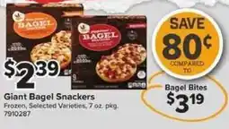 Giant Food Giant Bagel Snackers offer