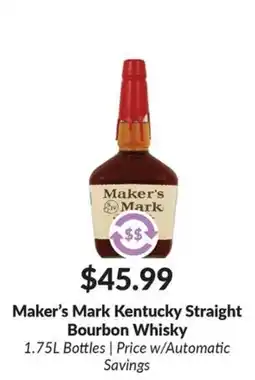 Woodman's Maker's Mark Kentucky Straight Bourbon Whisky offer