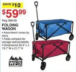 Dunham's Sports Wfs folding wagon offer