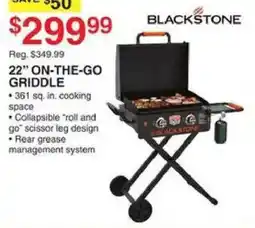 Dunham's Sports Blackstone 22" On-The-Go Griddle offer