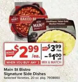Giant Food Main St Bistro Signature Side Dishes offer