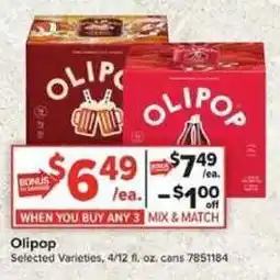Giant Food Olipop offer