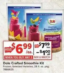 Giant Food Dole Crafted Smoothie Kit offer