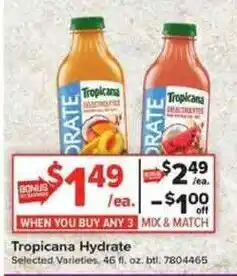 Giant Food Tropicana Hydrate offer