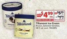 Giant Food Tillamook Ice Cream offer