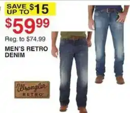 Dunham's Sports Wrangler Retro Denim offer