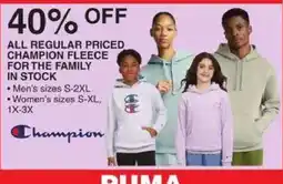 Dunham's Sports Champion fleece for the family offer