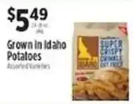 Pioneer Supermarkets Idaho potatoes assorted varieties offer