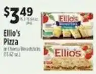 Pioneer Supermarkets Ellio's Pizza or Cheesy Breadsticks offer