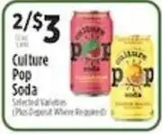 Pioneer Supermarkets Culture Pop Soda offer