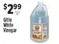Pioneer Supermarkets Gitto White Vinegar offer