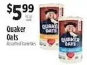 Pioneer Supermarkets Quaker Oats offer