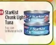 Pioneer Supermarkets Starkist Chunk Light Tuna offer