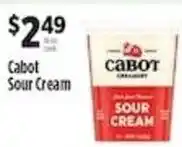 Pioneer Supermarkets Cabot sour cream offer