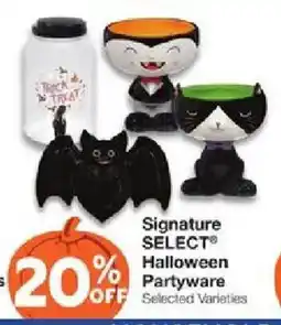United Supermarkets Signature Select Halloween Partyware offer