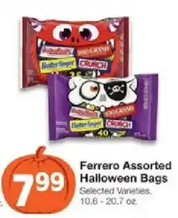 United Supermarkets Ferrero Assorted Halloween Bags offer
