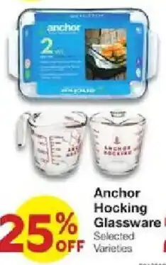 United Supermarkets Anchor Hocking Glassware offer