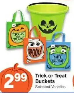 United Supermarkets Trick or Treat Buckets offer