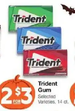 United Supermarkets Trident Gum offer
