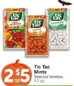 United Supermarkets Tic Tac Mints offer