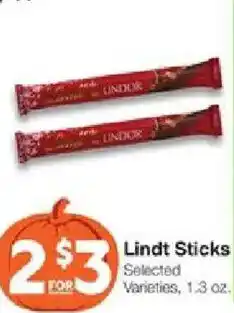 United Supermarkets Lindt Sticks offer