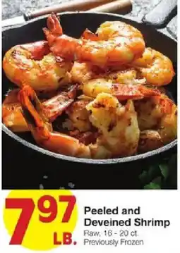 United Supermarkets Peeled and Deveined Shrimp offer