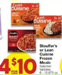 United Supermarkets Stouffer's or Lean Cuisine Frozen Meals offer
