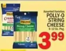 C Town Polly-o string cheese offer