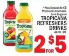 C Town Tropicana Refreshers Drinks offer