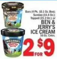 C Town Ben & Jerry's ice cream offer